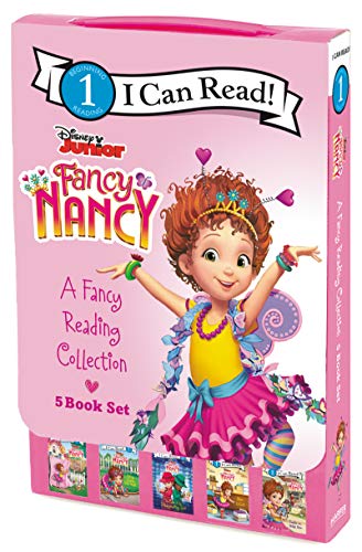 Disney Junior Fancy Nancy: A Fancy Reading Collection 5-Book Box Set: Chez Nancy, Nancy Makes Her Mark, The Case of the Disappearing Doll, Shoe-La-La, Toodle-oo Miss Moo (I Can Read Level 1)