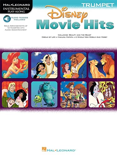 Disney Movie Hits (Trumpet) Tpt Book/Cd: Instrumental Play-Along - Trumpet