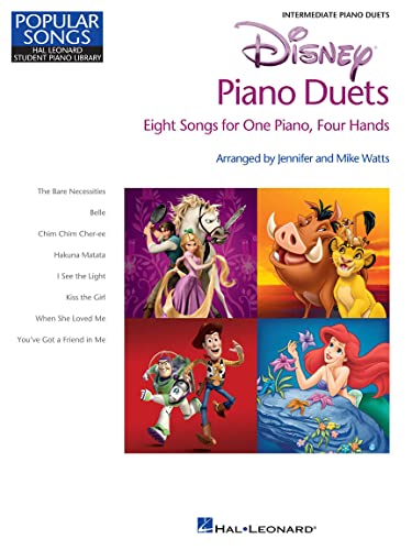 Disney Piano Duets: Songbook für Klavier 4-händig (Hal Leonard Student Piano Library): Songbook Klavier Duette