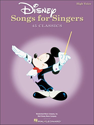 Disney Songs For Singers (High Voice): Noten für Hohe Stimme, Klavier, Gitarre: High Voice Edition von HAL LEONARD