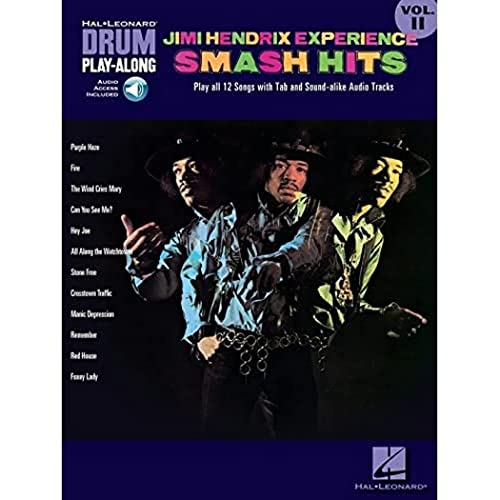 Drum Play-Along Volume 11: Jimi Hendrix - Smash Hits Drums (Book / CD): Play-Along, CD für Schlagzeug