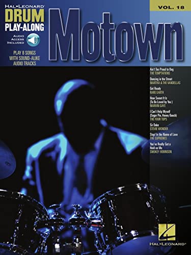 Drum Play-Along Volume 18: Motown -Play-Along Schlagzeug- (Book, CD): Songbook, Play-Along, (mit) Tonträger, CD für Schlagzeug (Drum Play-along, 18)