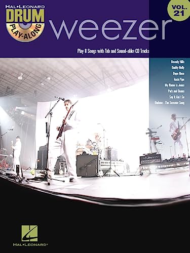 Drum Play-Along Volume 21 Weezer Drums Book/Cd