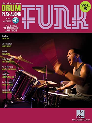 Funk -Drum Play-Along Volume 5-: Noten, CD für Schlagzeug (Hal Leonard Drum Play-Along) von HAL LEONARD