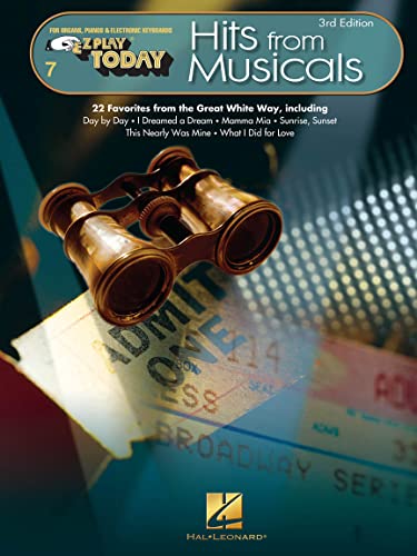 E-Z Play Today Volume 7: Hits From Musicals: Songbook für Klavier (E-z Play Today, 7)