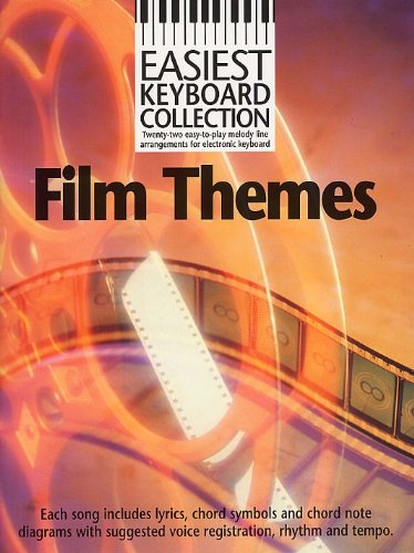 Easiest Keyboard Collection Film Themes Lyrics Chords Books