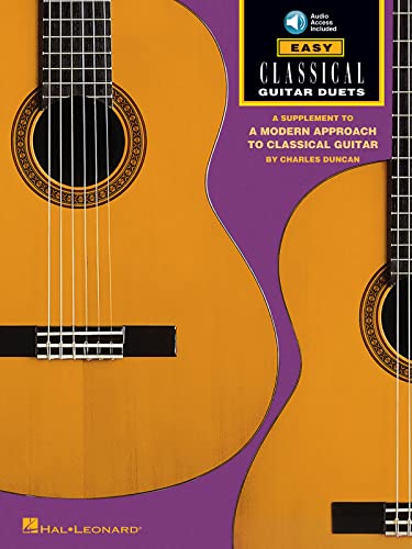 Easy Classical Guitar Duets: Noten, CD, Sammelband für Gitarre: Book/Online Audio