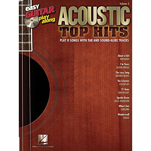 Easy Guitar Play-Along Volume 2: Acoustic Top Hits: Play-Along, CD für Gitarre (Easy Guitar Play-along, 2, Band 2) Easy Guitar Play-Along Volume 2: Acoustic Top Hits: Play-Along, CD für Gitarre (Easy Guitar Play-along, 2, Band 2)