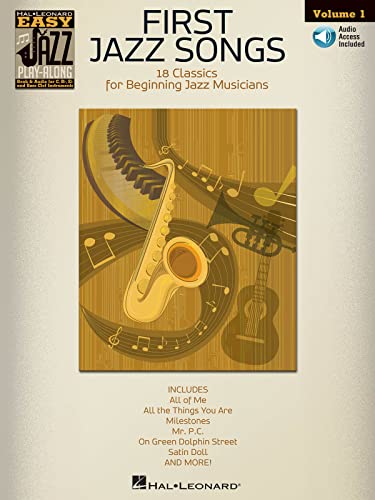 Easy Jazz Play-Along Volume 1: First Jazz Songs: Play-Along, CD für Instrument(e) in b: 18 Classics for Beginning Jazz Musicians (Easy Jazz Play-Along, 1) Easy Jazz Play-Along Volume 1: First Jazz Songs: Play-Along, CD für Instrument(e) in b: 18 Classics for Beginning Jazz Musicians (Easy Jazz Play-Along, 1)