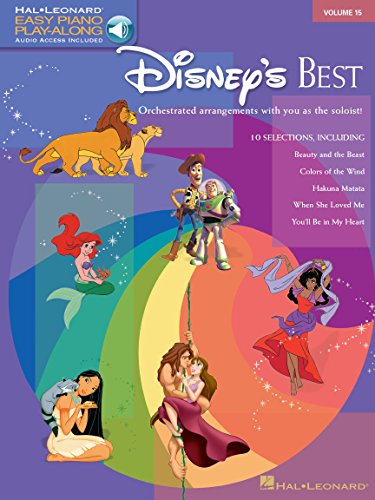 Easy Piano Play-Along Volume 15: Disney's Best (Book & Online Audio): Noten, Lehrmaterial, E-Bundle, Download (Audio) für Klavier (Easy Piano CD Play ... (Easy Piano CD Play Along, 15, Band 15)