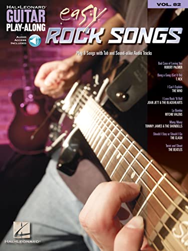 Easy Rock Songs: Noten, CD, Songbook, Tabulatur für Gitarre (Hal Leonard Guitar Play-along, Band 82): Guitar Play-Along Volume 82 (Hal Leonard Guitar Play-along, 82, Band 82) von Hal Leonard