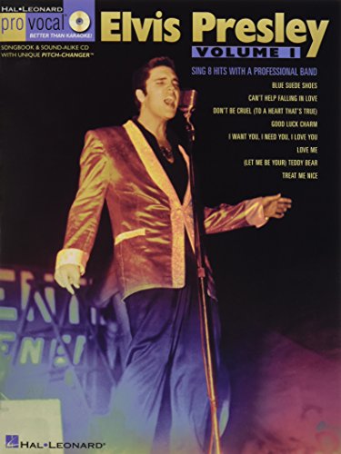Elvis Presley - Volume 1 Mlc Book/Cd: Noten, CD für Gitarre, Gesang: Pro Vocal Men's Edition Volume 10 Elvis Presley - Volume 1 Mlc Book/Cd: Noten, CD für Gitarre, Gesang: Pro Vocal Men's Edition Volume 10