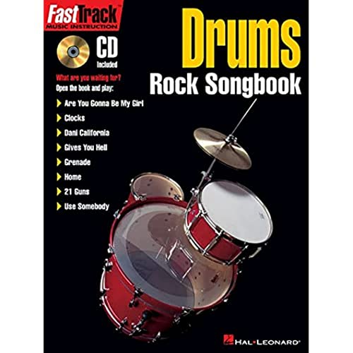Fast Track Drums Rock Songbook Drums BK/CD (Book & CD)