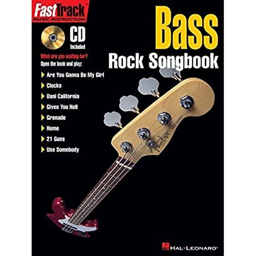 FastTrack Bass Rock Songbook: Songbook, CD für Gitarre FastTrack Bass Rock Songbook: Songbook, CD für Gitarre von Hal Leonard Europe