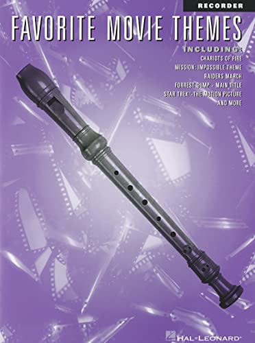 Favorite Movie Themes For Recorder (Book)