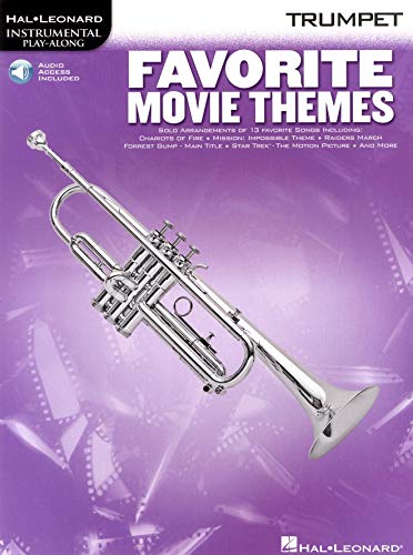 Favourite Movie Themes for Trumpet -Trumpet & Tenor Saxophone Book & CD-: Noten, CD für Trompete von HAL LEONARD