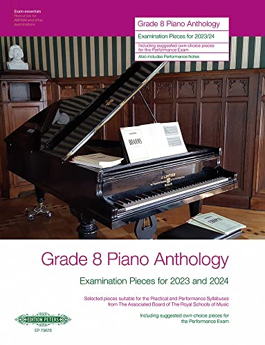 Grade 8: Piano Anthology - Examination Pieces for 2023 and 2024- (Performance Notes by Norman Beedie): Sammelband für Klavier