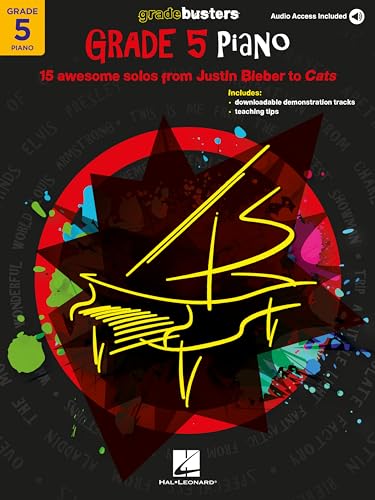 Gradebusters 5 Piano - 15 awesome solos from Justin Bieber to Cats. Book and Online Audio Gradebusters 5 Piano - 15 awesome solos from Justin Bieber to Cats. Book and Online Audio