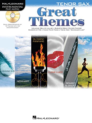 Great Themes: Instrumental Play-Along For Tenor Sax: Play-Along, CD für Tenor-Saxophon (The Great Themes)