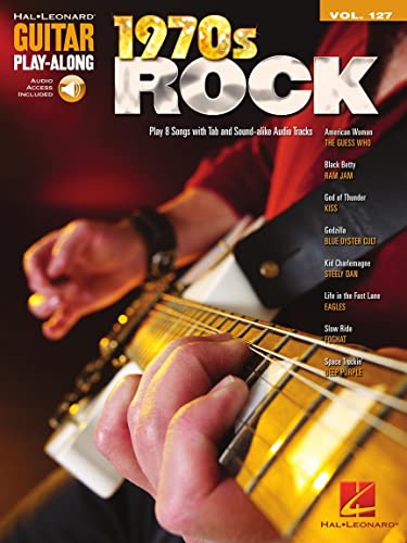 Guitar Play-Along Volume 127: 1970s Rock: Play-Along, CD für Gitarre (Guitar Play-along, 127) von Music Sales