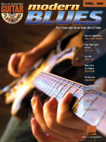 Guitar Play-Along Volume 166: Modern Blues: Noten, CD für Gitarre (Hal Leonard Guitar Play-Along, Band 166) (Hal Leonard Guitar Play-Along, 166, Band 166) von Hal Leonard