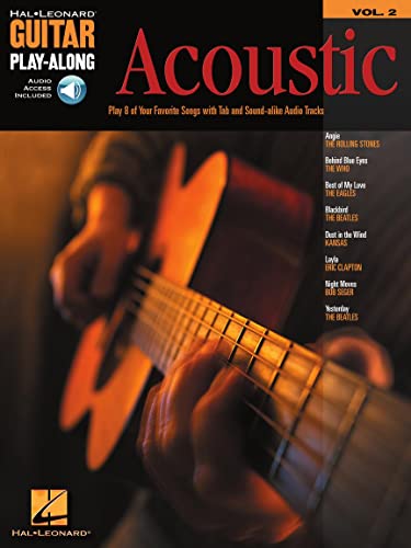 Guitar Play-Along Volume 2 - Acoustic: Play-Along, CD für Gitarre (Hal Leonard Guitar Play-Along): Play 8 of Your Favourite Songs with Tab and ... für Gitarre (in Standardnotation & TAB)