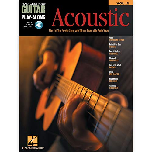 Guitar Play-Along Volume 2 - Acoustic: Play-Along, CD für Gitarre (Hal Leonard Guitar Play-Along): Play 8 of Your Favourite Songs with Tab and ... für Gitarre (in Standardnotation & TAB)