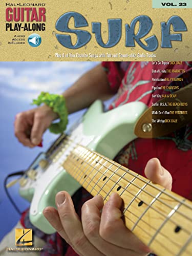 Guitar Play Along Volume 23 Surf Guitar BK/CD: Play 8 of Your Favorite Songs With Tab and Sounds-alike Cd Tracks