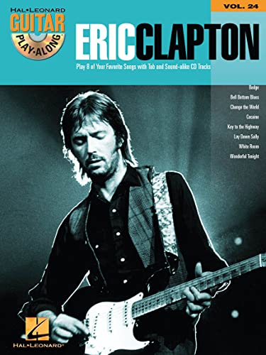 Gpa Volume 24 Eric Clapton Gtr Book/Cd: Noten, CD für Gitarre: Guitar Playalong (Hal Leonard Guitar Play-Along) von HAL LEONARD