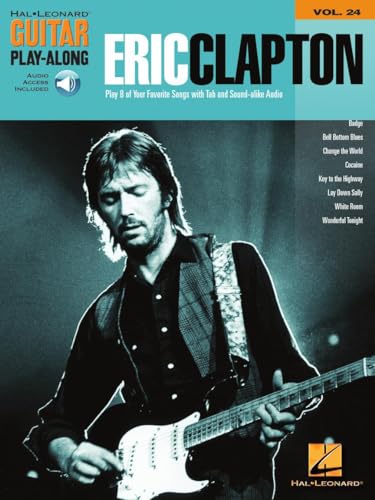 Gpa Volume 24 Eric Clapton Gtr Book/Cd: Noten, CD für Gitarre: Guitar Playalong (Hal Leonard Guitar Play-Along) von HAL LEONARD