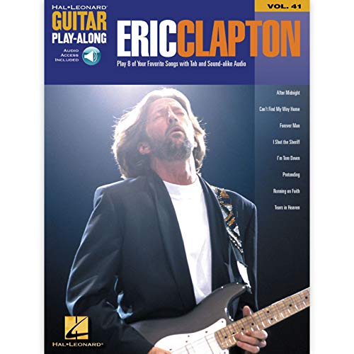 Guitar Play-Along Volume 41 Eric Clapton Tab Gtr Book/Cd (Hal Leonard Guitar Play-Along)