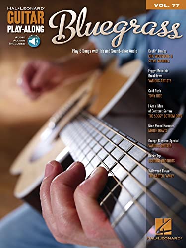 Bluegrass: Noten, CD, Tabulatur für Gitarre (Guitar Play-along, Band 77): Guitar Play-Along Volume 77 (Guitar Play-along, 77, Band 77)
