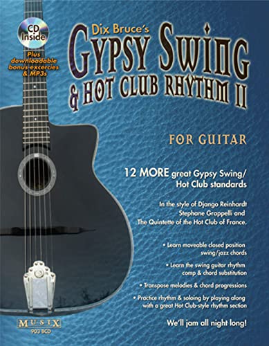Bruce Dix Gypsy Swing & Hot Club Rhythm 2 For Guitar Tab Book/CD