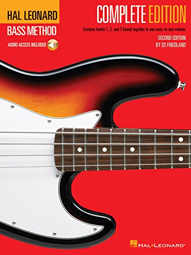 Hal Leonard Bass Method Complete Edition Bücher 1,2 und 3 in einem benutzerfreundlichen Band zusammengebunden: Books 1,2 & 3 Bound Together in One Easy-to-Use Volume