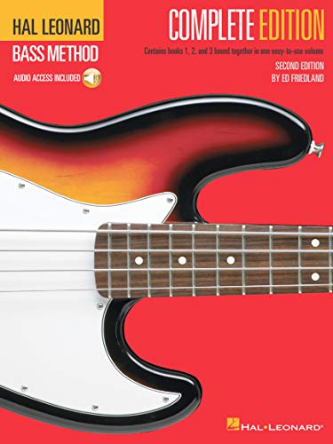 Hal Leonard Bass Method Complete Edition Bücher 1,2 und 3 in einem benutzerfreundlichen Band zusammengebunden: Books 1,2 & 3 Bound Together in One Easy-to-Use Volume von Hal Leonard