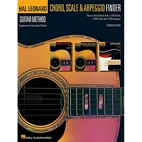 Hal Leonard Guitar Method: Guitar Chord, Scale & Arpeggio Finder: Lehrmaterial für Gitarre: Easy-To-Use Guide to Over 1,100 Chords, 1,300 Scales & 1,300 Arpeggios Hal Leonard Guitar Method von HAL LEONARD