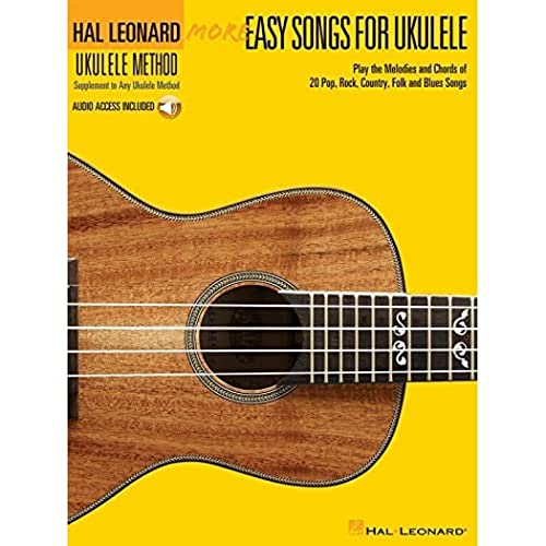 Hal Leonard Ukulele Method: More Easy Songs For Ukulele: Noten, CD für Ukulele von Hal Leonard Europe