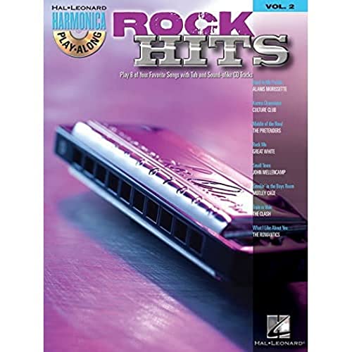 Harmonica Play-Along Volume 2: Rock Hits: Play-Along, CD für Mundharmonika (diat./chr.) (Hal-Leonard Harmonica Play-along, Band 2)