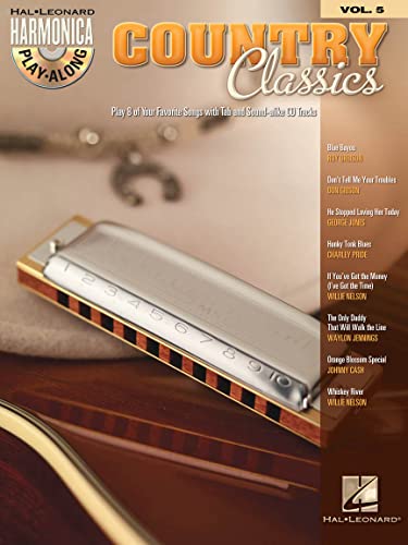 Harmonica Play-Along Volume 5: Country Classics: Play-Along, CD für Mundharmonika (diat./chr.) (Harmonica Play-along, 5, Band 5)