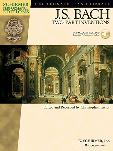 Hlspl Bach, J.S. Two-Part Inventions Book/Cd: Noten, CD für Klavier (Hal Leonard Piano Library)