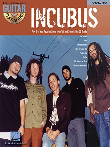 Incubus: Noten, CD, Tabulatur für Gitarre (Hal Leonard Guitar Play-Along) von Music Sales
