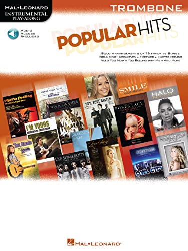 Instrumental Play-Along: Popular Hits - Trombone: Play-Along, CD für Posaune: Instrumental Play-Along for Trombone