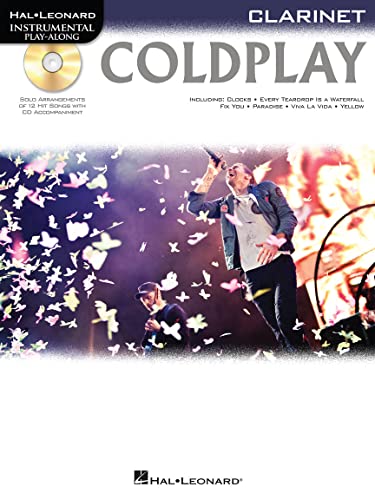 Instrumental Play-Along: Coldplay (Clarinet): Play-Along, CD für Klarinette (Hal Leonard Instrumental Play-Along): Play Along Klarinette
