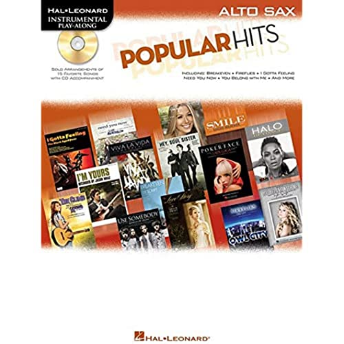 Instrumental Play-Along: Popular Hits - Alto Saxophone: Play-Along, CD für Alt-Saxophon (Hal Leonard Instrumental Play-along)