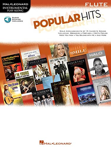 Instrumental Play-Along: Popular Hits -For Flute-: Play-Along, CD für Flöte von Hal Leonard Europe