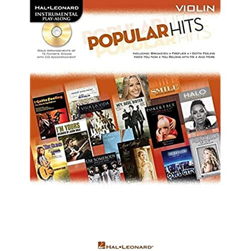 Instrumental Play-Along: Popular Hits - Violin: Play-Along, CD für Violine: Instrumental Play-along for Violin