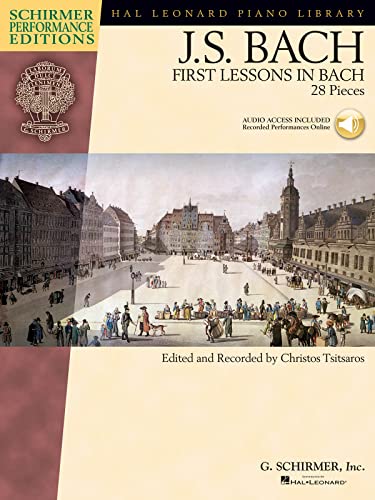 First Lessons In Bach: Noten, CD für Klavier (Schirmer Performance Editions): 28 Pieces