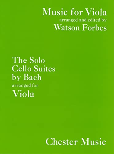 J.S. Bach The Solo Cello Suites (Viola) Vla (Music for Viola)