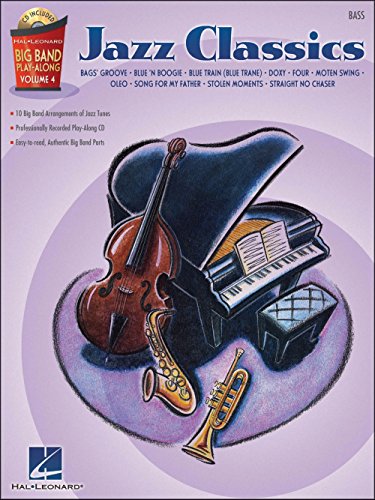 Big Band Play-Along Volume 4 - Jazz Classics -For Bass Guitar-: Noten, CD, Sammelband für Bass-Gitarre von Music Sales
