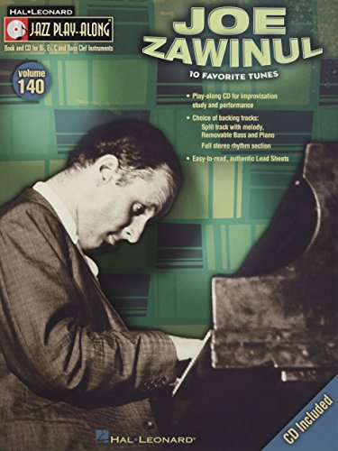 Jazz Play-Along Volume 140: Joe Zawinul: Play-Along, CD für Instrument(e) in b (Hal Leonard Jazz Play-Along, Band 140) (Hal Leonard Jazz Play-Along, 140, Band 140) von Music Sales